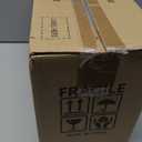 Transparent lasses Set of 12, 12oz Clear Red/White Transparent Cup, Long Stem Transparent Glasses for Party, Wedding and Home