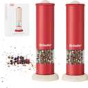 Electric Salt and Pepper Grinder Set, Today Deals Prime, Valentine's Day Gift, USB Rechargeable Adjustable Coarseness Automatic Salt Pepper Mill Shakers/Grinder Kitchen Spice Mill