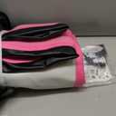 AWSUM Inflatable Air Gymnastics Mat 10ft/13ft/16ft/20ft/23ft Training mat 4/8 inches Thick tumbling mat with Electric Pump for Home/Gym/Outdoor (Pink/Black)