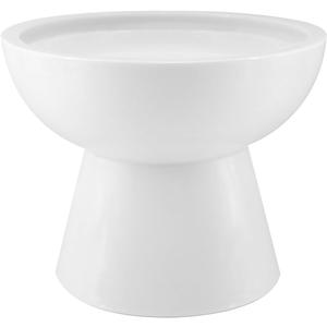 LoeJan Elevated Cat Food and Water Bowls Set, Extra Wide and Raised Ceramic Bowls, Anti-Vomit Whisker-Free Pressure Cat Feeder for Kittens to Adult Cats and Small Dogs (White, Water Bowl)