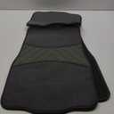 RoadWear Automotive Rubber and Carpet Floor Mats: 4 Piece Set (Front + Rear), Universal Fit, Grey (109-14)