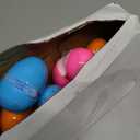 Abakuku 12 Pcs Prefilled Easter Eggs Plush Toy,3.15in Bright Colorful Eggs Prefilled with Variety Plush Toy Easter Basket Stuffers Party Favors Gift Bags
