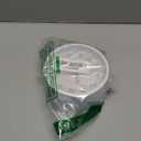 SHISEDECO Alarm Clock with Backlight, 4.5 inches Bedside Analog Non-Ticking Silent Small Deskclock with Arabic Numerals, Battery Operated Round Tableclock for Living Room, Bedroom (White) : Home & Kitchen