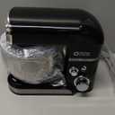 Kitchen in the box Stand Mixer,3.2Qt Small Electric Food Mixer,6 Speeds Portable Lightweight Kitchen Mixer for Daily Use with Egg Whisk,Dough Hook,Flat Beater (Black)