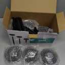 Nupostai 8 Pack Solar Pathway Lights, Multicolor & Warm White LED, IP67 Waterproof, Outdoor Garden Yard Lawn Landscape Decorative