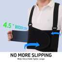 Work Back Brace for Men and Women Shoulder Straps Pain Relief Lower Support Belt With Suspenders Adjustable Workout Warehouse Heavy Lifting Safety Protection Construction Moving Black X-Large (Black, XL)