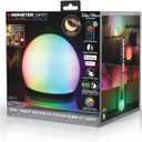 Monster LED 7-inch Orb Color Flow Smart Portable LED Light Ball, Indoor/Outdoor Use, Mobile App Control Compatible with Alexa, Siri and Google Assistant