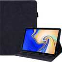 Case for Samsung Galaxy Tab S4 10.5", Slim Stand Shell Protective Case with Pencil Holder, Premium PU Leather Folio Cover for Samsung Galaxy Tab S4 10.5 Inch (SM-T830/T835), Black