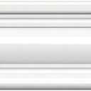 Ekena Millwork MLD03X01X96WCSWPV 3" H x 1" P x 96" L Decorative Wainscot, PVC Cap Moulding Ivory