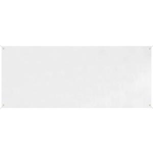 Zonon Large Blank Banners And Signs Polyester Oxford Cloth Sublimation Banner To Decorate With Hanging Rope For Indoor Wall Outdoor Easy to Hang DIY Signs For Business Office (White,2 x 8 Feet)
