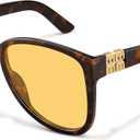 Trendy Oversized Sunglasses for Women Retro Big Chunky Square Butterfly Sun Glasses Shades UV Protection