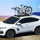 ROCKBROS Sucker Bike Rack Quick Release Aluminium Alloy for 1 Bike | Tool-Free Suction Mount, Low-Noise Design, Anti-Scratch Rubber Pads, Fits Sedan SUV Road MTB Bikes