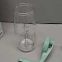 Momcozy Glass Breast Milk Pitcher, Formula Breastmilk Storage Container, Heat & Cold Resistant, No Leak Pitcher for Breastmilk with Wide Mouth, Fast Baby Formula Maker, 48OZ, 1 Count (Green)