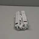 Twin Extension Cord - 12 FT Split Extension Cord, 6 Outlets and 6 USB Ports - Double Power Strip, 3 Prong and Flat Plug, for Behind Bed, Couch, Nightstands, Vanity, Furniture