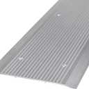 Premium Aluminum Door Threshold for Exterior Doorways - 48" x 8" Wide Transition Strip, Pre-Drilled, ADA Compliant, Trimmable, 8" Wide x 48" Long