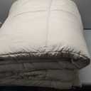 Bedsure Comforter Duvet Insert - Quilted Comforters Oversized King Size, All Season Duvet, GentleSoft Down Alternative Bedding, with 8 Tabs, Gifts for Women/Men, Linen, Oversized King 116 x 98 Inches