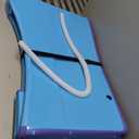 YUEPET Extra Large Foldable Dog Bath Tub for Large Dogs, 49 Gal Portable Dog Bathtub Lightweight Hightened Pet Wash Station with Drain Plug for Big Dogs Indoor/Outdoor Bathing, Camping (Blue)