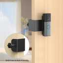 Anti-Theft Ring Doorbell Camera Mount: No-Drill Doorbell Bracket Mounting Compatible with Ring Battery Doorbell/Plus/Pro(Newest Model) Accessories for Renters, Apartments