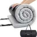 Cooling Foam Camping Mattress for Hot Sleeper,Waterproof Sleeping Pad with Carry Bag,Roll Up Cot Mattress Topper for Summer Camping Bed,Hiking,Car,Portable(75 x 30 x 2 inches)