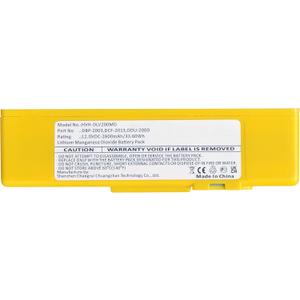 HVH 2800mAh Battery Replacement for DBP-2003, DCF-2013, DDU-2000, Lifeline, Lifeline Pro, Lifeline View