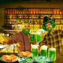 180PCS St. Patrick's Day Party Supplies - Shamrock Paper Plates & Napkins Kit for Happy St. Patrick's Day Decorations, Includes Dinner & Dessert Plates