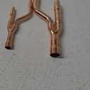 PATIKIL 22T Refrigeration Y Branch Set, Copper Y Joint Fits for Central Air Conditioning System