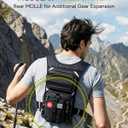 Sahara Sailor Running Vest with 2L Water Bladder, Hydration Vest for Women and Men, Breathable Durable Chest Pack with Waterproof Pockets for Jogging, Trail Running, Hiking