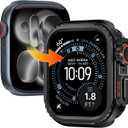 Goton Aluminum Alloy Case for Apple Watch Series 11/10 42mm, Ultra-Style Metal Bumper Protector with Ceramic Back, Shockproof Cover for Business & Daily Use