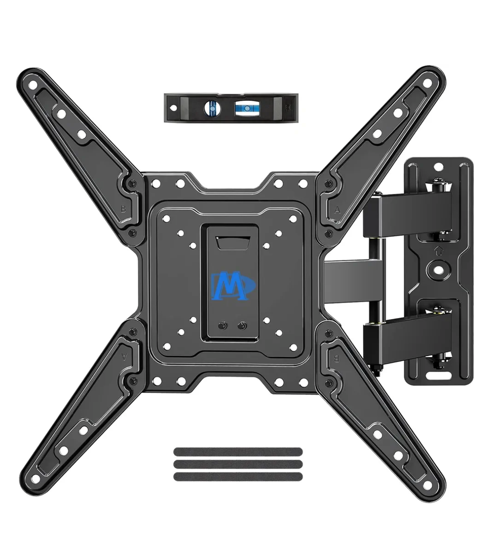 Mounting Dream UL Listed TV Wall Mount for Most 26-55 Inch TVs, Full Motion TV Mount with Perfect Center Design, Articulating Wall Mount TV Bracket Swivel and Tilt, Max VESA 400x400mm, Up to 77LBS