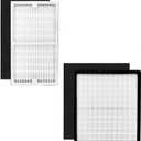 Gekufa Replacement Filter C + D Compatible with Idylis IAP-10-280, for Idylis Air Purifiers Include 1C+1D Filter each & 2 Carbon Filters