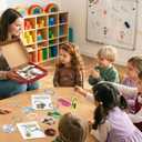 24PCS Acrylic Cartoon Keychain Bulk for Kids Party Favors, Box Toys for Classroom Rewards,Christmas Birthday Prize Gifts (Forest Animals)