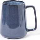 Large Ceramics Coffee Mugs,24 OZ,Large Handle Design,Extra Large Tea and Coffee Cup for Office and HomeMicrowave And Dishwasher Safe(Color:24 oz blue)