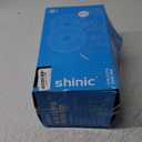 shinic 2 Pack 6'' Clip on Fan with Strong Clamp, Powerful Airflow, Adjustable Tilt, Quiet Cooling Desk Fan for RV Bedroom Home Office Car Stroller Garage Greenhouse and Workshops White