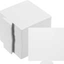 uxcell 100pcs Mini Cake Boards, Mousse Cake Cardboards Square Cake Bases Plates Cupcake Dessert Displays Base Tray for Cupcakes, Cakes, Pastries, Dessert Base - Grease Proof (White) (3.3 x 3.6 inch)