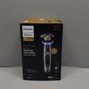 Philips Norelco Shaver i9000 Prestige Ultra, Wet & Dry Electric Shaver, Dark Slate, SenseIQ Pro Technology, Triple Lift & Cut System, 360 Rotating NanoTech Precision Blades, Quick Clean Pod, XP9402/86 (i9000 Prestige + Charge Stand, QCP & Trimmer, Black)