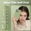 Magnetic for iPhone 16 Pro Case, Compatible with Magsafe, Suction Cup Phone Mount, 2 Screen Protectors - Camera Protector, Silicone Shockproof Protective Phone Cover 6.3", Tea Green