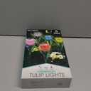 FORUP 3 Pack Solar Garden Stake Lights, Outdoor Solar Tulip Flower Lights with 9 Tulip Flowers, LED Tulip Solar Powered Lights for Patio, Lawn, Garden, Yard Decoration