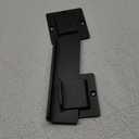 7.5" Flip Gate Latch Lock with Padlock Hole 1Pack, 4mm Heavy Duty Carbon Steel Adjustable Latch for Sliding Doors, Outdoor Gates, Wooden Fences, Barn Door, Shed, Vinyl Fence, Garage, Yard