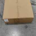 28" Black Glass Chandelier for Dining Room, 8-Light Modern Large Glass Drum Chandelier Dining Room Light Fixture Over Table, Hanging Pendant Light for High Ceiling Foyer Living Room