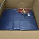 33 ft Round Heavy Duty Winter Pool Cover, Royal Blue, Above Ground Pool | 185 GSM Extra-Thick Heavy-Duty, Weatherproof, -10°F, 4-ft Overlap, Cable, Winch & Grommets, Blocks Debris & Snow