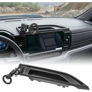 13.4Screen Magnetic Phone Mount Holder for 2022-2026 Chevy Chevrolet Silverado & GMC Sierra Magnet Dash Cell Phone Cradles Adjustable Phone Stand Accessories for 2022+ Silverado/Sierra
