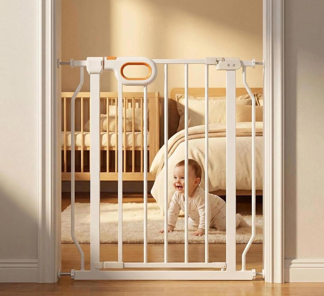 23.8-28.3 Inch Wide Small Narrow Baby Gate for Stairs