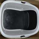 Arm & Hammer Rimmed Cat Litter Box with High Sides and Microban, Made in USA