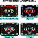 Ice Hockey Training Mat Ice Hockey Training Equipment Large Drill Mat 160CM X 120CM Rubber Ice Hockey Training Gadget for Ice Hockey Lovers