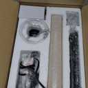 EDISHINE Floor Lamps for Living Room, 63.7in Minimalist Standing Lamp with 9W LED Bulb, 3 Color Temperature, Modern Corner Lamp for Bedroom, Nursery, Office, Foot Pedal Switch, Black