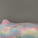 A Nice Night Faux Fur Reading Pillow Bed Wedge Large Adult Children Backrest with Arms Back Support for Sitting Up in Bed/Couch for Bedrest,YellowPink