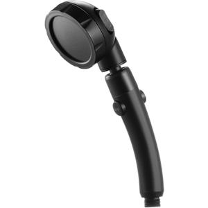 Marbrasse High Pressure Shower Head, 3-Settings Handheld Showerhead with ON/Off Full Shutoff Push Button and Switch to Control Flow, Angle-Adjustable Water Saving Body Sprays (Matte Black)