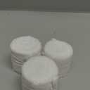 White Ribbon 1-1/2 x 15 Yards Handmade Cotton Frayed Fringe Fabric Ribbons for Crafts Flower Bouquets Wedding Baby Shower Home DIY Decor