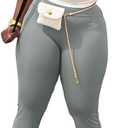 Nimsruc 2 Piece Outfits for Women Casual Sweat Sets (White, L)