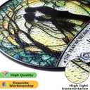 Stained Glass Suncatcher - Mr & Mrs 2026 Wedding Keepsake, Bridal Shower Gift for Newlyweds,Wedding Anniversary Keepsake, Suncatchers for Windows Hanging - Bride's Home Decoration or Ceremony Souvenir